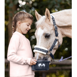 Lucky-Leckerlischale mit Deckel Weiß Weiß