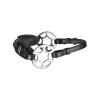 Gebisslose Trense Waldhausen Sensitiv mit Rad Schwarz