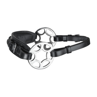 Gebisslose Trense Waldhausen Sensitiv mit Rad Schwarz