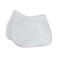 Satteldecke Waldhausen Ancona Weiß / Silber Weiß