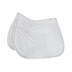 Satteldecke Waldhausen Ancona Weiß / Silber Weiß
