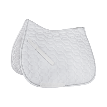 Satteldecke Waldhausen Ancona Weiß / Silber Weiß