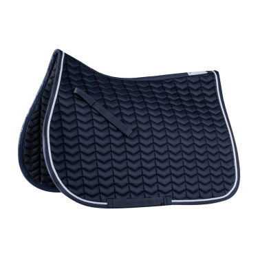 Satteldecke Waldhausen Classic Mitternachtsblau / Weiß