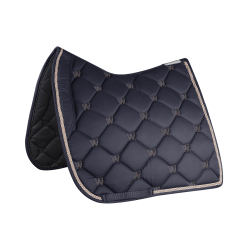 Satteldecke Waldhausen Valencia Dunkelblau / Roségold