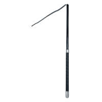 Leichte Waldhausen Peitsche in 4 Teilen Schwarz