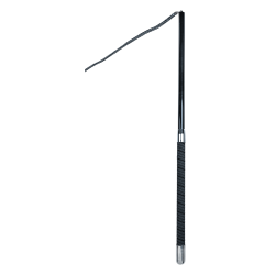 Leichte Waldhausen Peitsche in 4 Teilen Schwarz