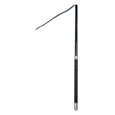 Leichte Waldhausen Peitsche in 4 Teilen Schwarz