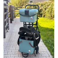 Waldhausen Stallwagen aus Metall Schwarz