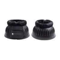 Waldhausen-Glocken aus Gummi mit Kunstfell Schwarz