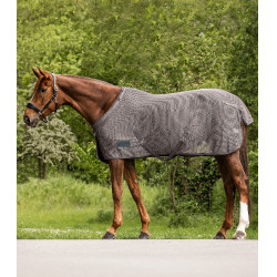 Waldhausen Comfort Fliegendecke mit Kreuzgurten Grau