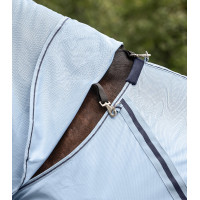 Waldhausen Fliegendecke mit abnehmbarem Halsteil Protect Hellblau / Nachtblau