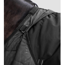 Waldhausen Outdoor-Decke Nordic aus Fleece Schwarz