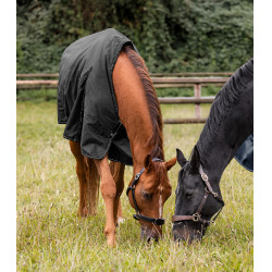 Waldhausen Outdoor-Decke Nordic aus Fleece Schwarz