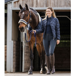 Waldhausen Exclusive 50 g Walker-Decke Mitternachtsblau