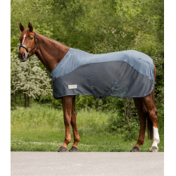 Waldhausen Comfort Fliegendecke aus Fleece Blau Kreide