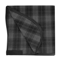 Beinabdeckung Waldhausen Schwarz kariert