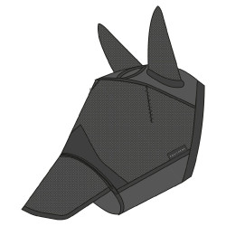 Anti-Fliegen- und Anti-UV-Maske Equithème 2 in 1