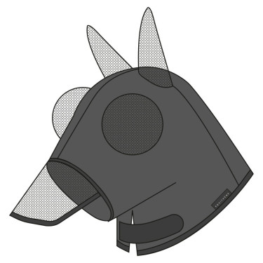Fliegenmaske UV-Schutz Equithème Hood Fliegenmaske UV-Schutz Equithème Hood