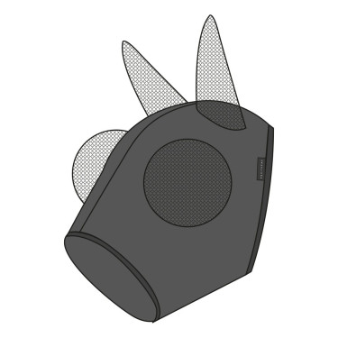 Anti-Fliegen-UV-Schutzmaske Equithème Lycra Anti-Fliegen-UV-Schutzmaske Equithème Lycra