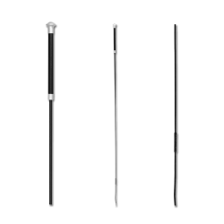 Dressurgerte Waldhausen Noblesse Schwarz