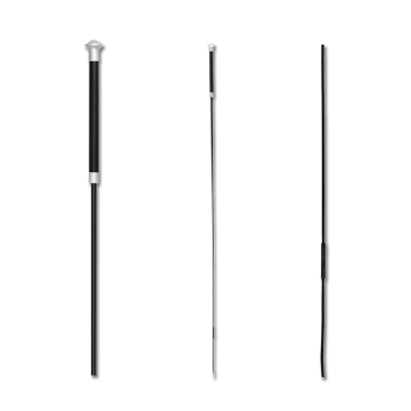 Dressurgerte Waldhausen Noblesse Schwarz