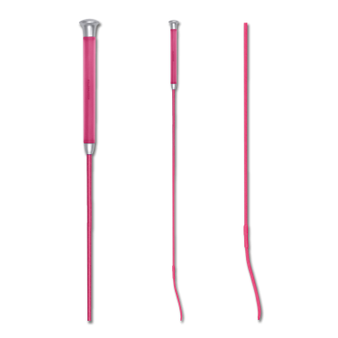 Dressurgerte Waldhausen mit Gelgriff Pink Rosa
