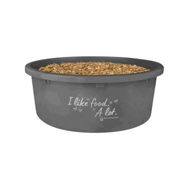 XL-Futtertrog mit Deckel Waldhausen Grau