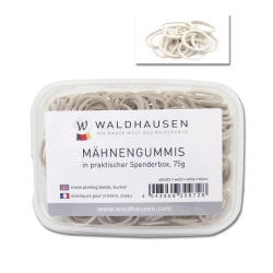 Mähnengummis Waldhausen mit Spenderbox Weiß Weiß Mähnengummis Waldhausen mit Spenderbox Weiß Weiß