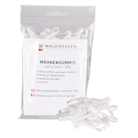 Extra breite Waldhausen-Mähnengummis Weiß Wei&amp;amp;amp;amp;amp;amp;szlig;