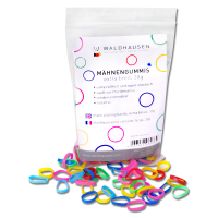 Waldhausen extra breite bunte Mähnengummis Mehrfarbig
