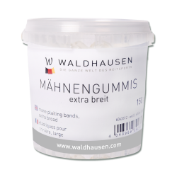 Extra breite Waldhausen-Gummibänder im Eimer Transparent
