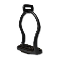 Steigbügel Waldhausen aus Aluminium Island Schwarz