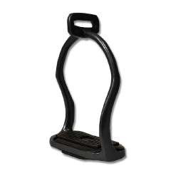 Steigbügel Waldhausen aus Aluminium Island Schwarz