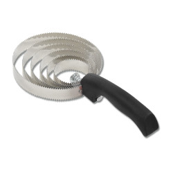 Runder Metallstriegel Waldhausen Schwarz