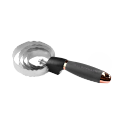 Runde Metallstriegel Waldhausen mit Gelgriff