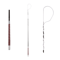 Fouet d’attelage Waldhausen manche en cuir Schwarz