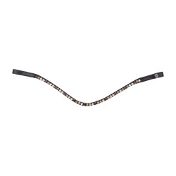 Frontal Glam noir X-Line Waldhausen Schwarz / Braun / Gold / Beige / Silber