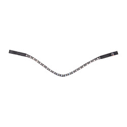 Frontal Glam noir X-Line Waldhausen Schwarz / Perlmutt / Grau