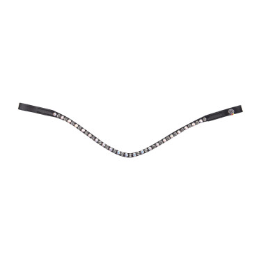 Frontal Glam noir X-Line Waldhausen Schwarz / Perlmutt / Grau