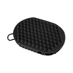 Gant de massage et pansage Waldhausen Matt Schwarz