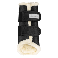 Guêtres de dressage Waldhausen Comfort Schwarz / Natur