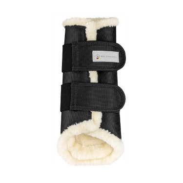 Guêtres de dressage Waldhausen Comfort Schwarz / Natur