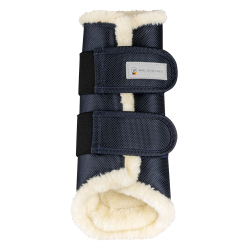 Guêtres de dressage Waldhausen Comfort Mitternachtsblau / Natur