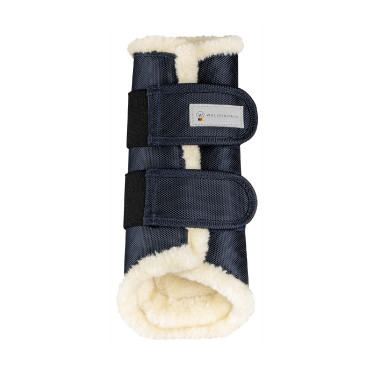Guêtres de dressage Waldhausen Comfort Mitternachtsblau / Natur