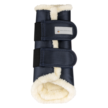 Guêtres de dressage Waldhausen Comfort Mitternachtsblau / Natur