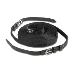 Guide d’attelage harnais Waldhausen simple Soft Schwarz