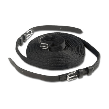 Guide d’attelage harnais Waldhausen simple Soft Schwarz