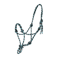 Licol Waldhausen à noeuds Schwarz / Minze