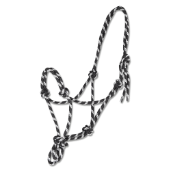 Licol Waldhausen à noeuds Schwarz / Weiß Licol Waldhausen à noeuds Schwarz / Weiß