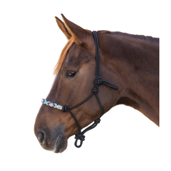 Licol Waldhausen à noeuds Pearls Schwarz